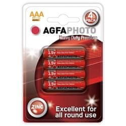 Agfaphoto cinkova baterija 1,5 V, R03/AAA, blister 4 kosi