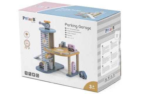 Viga Toys Lesena garaža