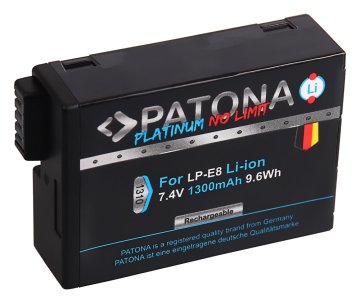 PATONA baterija za Canon LP-E8/LP-E8+ 1300mAh Li-Ion PLATINUM