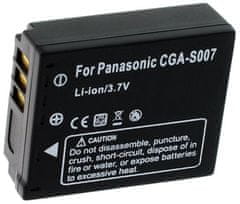 TRX Baterija Panasonic/ 1000 mAh/ za CGA S007E/ DMW-BCD10/ CGR-S007/ DMWBCD10/ CGA-S007A/1B/ CGA-S007/1B/ neoriginalna