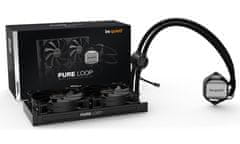 Be quiet! Bodite tiho! Pure Loop CPU vodni hladilnik 280mm / 2x140mm / Intel 1200/1700 / 2066 / 1150/1151/1155 / 2011(-3) / AMD AM4/AM3