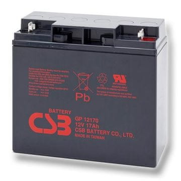 CSB Varnostna baterija Pb VRLA AGM 12V/17Ah (GP12170)