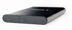 Gembird Zunanji 2,5-palčni prostor za disk, USB 3.1, tip C, brušeni aluminij, črn