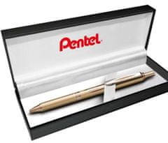 Pentel EnerGel gelsko pero BL407 - zlato 0,7 mm v darilni škatli
