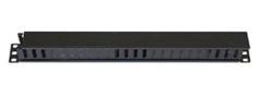 Eurocase kabelska plošča RGA-27 19" 1U - 6 plastičnih nosilcev