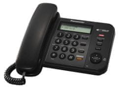 Panasonic KX-TS580FXB - telefon z eno linijo, črn