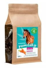 Zelená Země Konopljini priboljški za konje korenček 500g