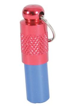 Zolux Obesek za ovratnik kovinska cev za naslov obarvan