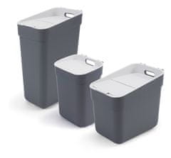 Curver Zabojnik za odpadke Ready To Collect 20 l temno sive barve