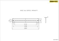 Rostex Imetnik pisma Cr-nerez