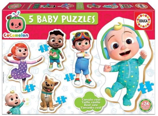 CoComelon Trefl Puzzle Baby 5v1 (3-5 kosov)