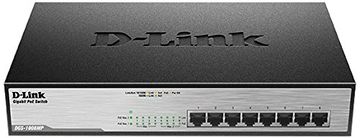 D-Link DGS-1008MP 8-priključno namizno stikalo z 8 priključki PoE