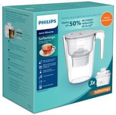 Philips Philipsov filter kotliček AWP2943WHT, 2,6 l, Micro X-Clean Softening+, s časovnikom, bel, 3x filter
