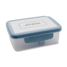 Škatla za zdrave prigrizke - sivo modra