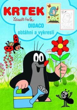 Rappa Pobarvanka A5 Narišite in obrišite Krtka