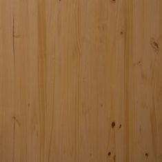 Greatstore Premična omarica z mizo MOSS medeno rjava trdna borovina