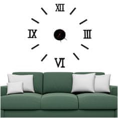 Aga stenska ura Black Roman Numerals