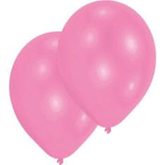 Amscan Lateks baloni roza 10 kosov 27,5 cm -