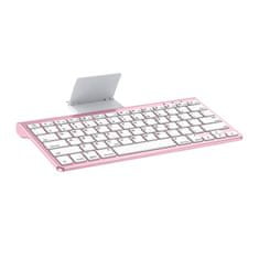 OMOTON Brezžična tipkovnica za iPad z držalom za tablični računalnik KB088 Omoton (roza)