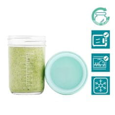 Babymoov steklene sklede s pokrovi MULTISET (4x 100ml + 4x 220ml)