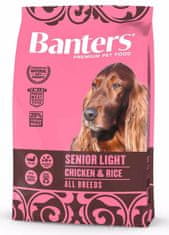 Banters Senior Light piščanec z rižem 3 kg