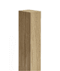 3D dekorativne lamele, lesene letvice za stena, strop ali predelna stena (3x4 cm) (hrast)