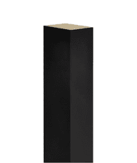 LAMEO 3D dekorativne lamele, lesene letvice za stena, strop ali predelna stena (3x4 cm) (črna)