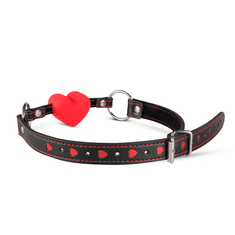 Whipped Gag Heart Ball Gag