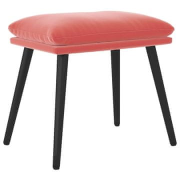 Vidaxl Stolček za noge 45x29,5x39 cm žamet