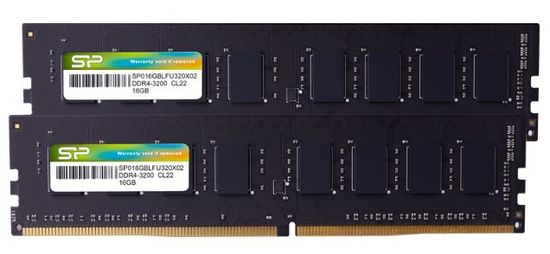 Silicon Power pomnilnik (RAM), 32 GB (2x 16 GB kit), DDR4, 3200 MHz, CL22, UDIMM (SP032GBLFU320X22)