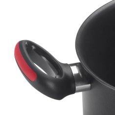 Lagostina Visoka kozica s pokrovom La Linea Rossa 24cm / dvojni ročaj / inox / indukcija