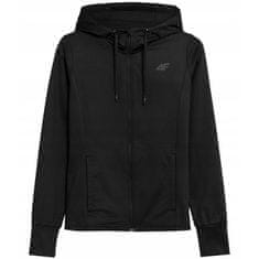 4F Športni pulover lifestyle črna 168 - 171 cm/M H4L22BLDF35020S