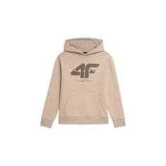 4F Športni pulover lifestyle bež 152 - 157 cm JSS23TSWSM24083S
