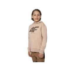 4F Športni pulover lifestyle bež 152 - 157 cm JSS23TSWSM24083S