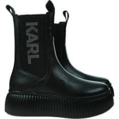 Karl Lagerfeld Chelsea škornji črna 39 EU Karl Lo Kc Karl Logo Gore