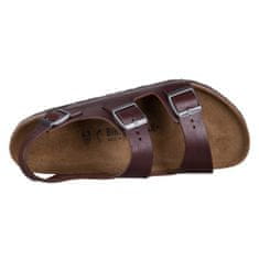 Birkenstock Sandali rjava 44 EU Milano Vintage Wood Roast Natural Leather