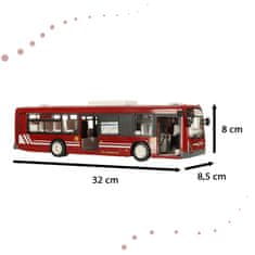 WOWO RC avtobus na daljinsko upravljanje - RC avtobus z daljinskim upravljalnikom in odpiranjem rdečih vrat