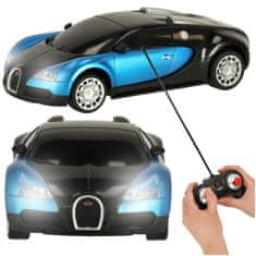 WOWO Avto na daljinsko upravljanje Bugatti Veyron - RC Bugatti Veyron 1.24 Blue z licenco