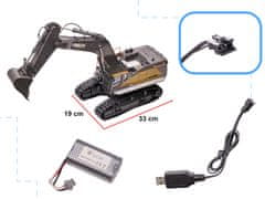 WOWO RC bager na daljinsko upravljanje - H-Toys 1592 1:14 2,4 GHz