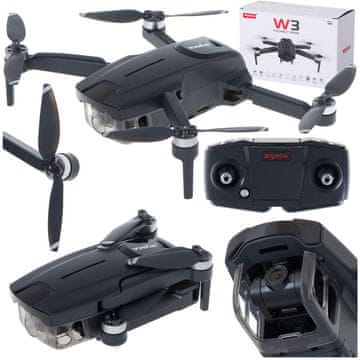 WOWO Dron s kamero 4K EIS - dron Syma W3 RC s kamero 4K EIS, 2,4 GHz 5G WiFi, daljinskim upravljalnikom