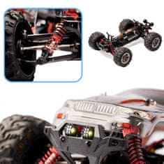 WOWO RC avto na daljinsko upravljanje - RC Q901 brezkrtačni avto na daljinsko upravljanje 1:16, 2.4G 4CH, hitrost 52 km/h, rdeča