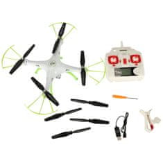 WOWO Dron s kamero Syma X5HW - 2,4 GHz Wi-Fi daljinsko voden dron s kamero - bel