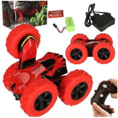 WOWO Rdeči avto na daljinsko upravljanje - RC Stunt Car Acrobat
