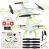WOWO Dron s kamero Syma X5HW - 2,4 GHz Wi-Fi daljinsko voden dron s kamero - bel