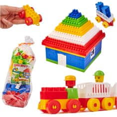 WOWO 3D komplet za sestavljanje za otroke DIPLO - DIPLO 3D plastični komplet za sestavljanje za otroke - 219 kosov