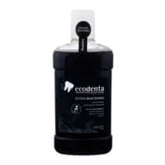 Ecodenta Mouthwash Extra Whitening 500 ml ustna vodica s črnim ogljem