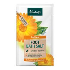 Kneipp Foot Care Foot Bath Salt Calendula & Orange Oil sproščujoča kopalna sol za stopala 40 g unisex