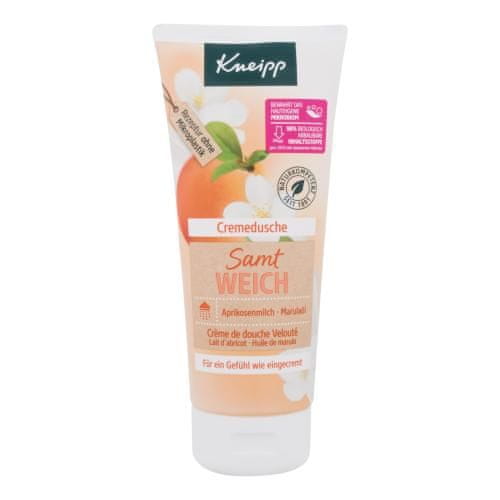 Kneipp As Soft As Velvet Body Wash Apricot & Marula vlažilni gel za prhanje z vonjem mareličnega mleka za ženske