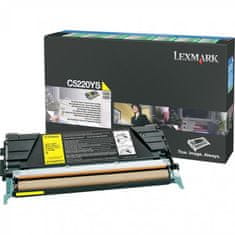 Lexmark C5220YS rumen, originalen toner