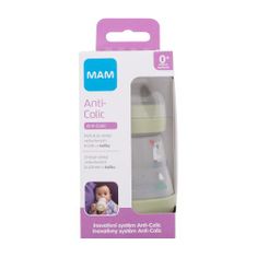 MAM Easy Start Anti-Colic 0m+ Green steklenička za novorojenčke za materino mleko in mlečno formulo 160 ml